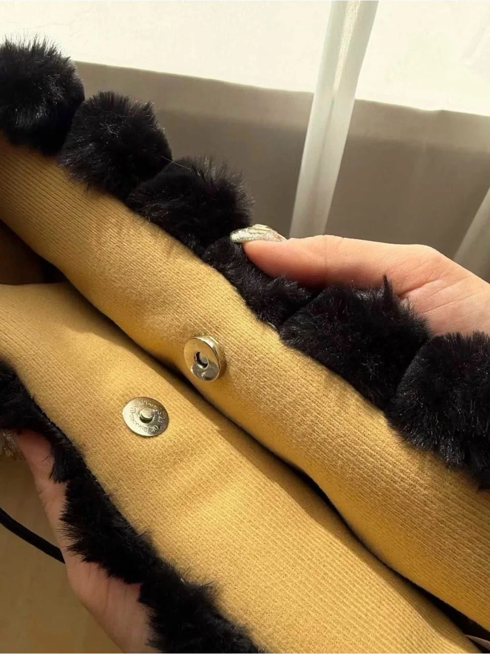 Prada Black Fur Tote - Picture 5 of 6